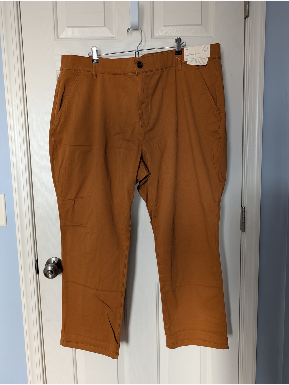 St. John's Bay girlfriend fit stretch cotton chinos